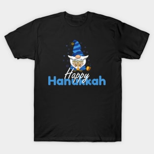 Gnomes Menorah Hanukkah T-Shirt